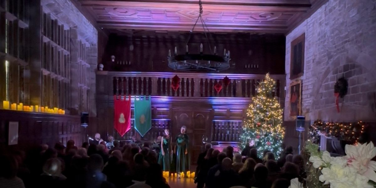 Outreach Opera performing Carols By Candlelight in the Banqueting Hall